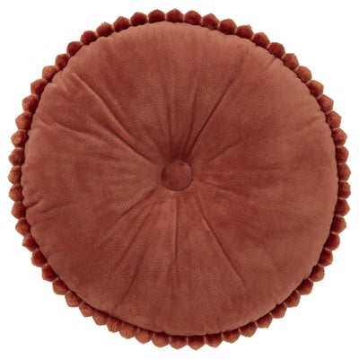 SYRENBUSKE Cuscino, marrone-rosso, 36 cm