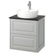 Mobile bagno sospeso con lavabo, design classico.