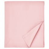Lenzuolo piatto ULLVIDE rosa chiaro, rettangolare con dettaglio del bordo piegato, morbido misto cotone e lyocell.