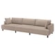 UPPÅKRA Divano componibile a 4,5 posti, Samsala grigio-beige