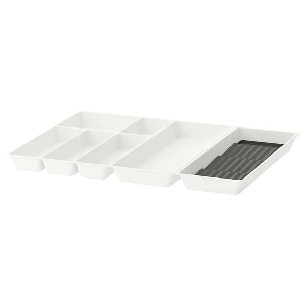 UPPDATERA portaposate-utensili/portaspezie, bianco/antracite, 72x50 cm -  IKEA Italia