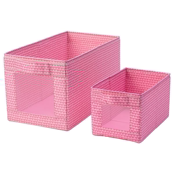 Upprymd Set Di 2 Scatole Rosa Ikea It