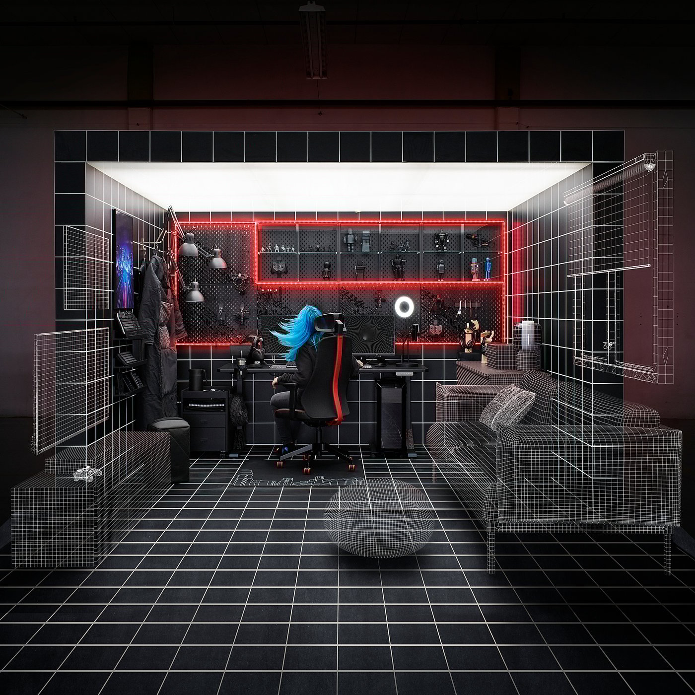 Supporto Mobile Per PC Con Ruote - Regolabile Per Tower Sotto Scrivania - Foto 6