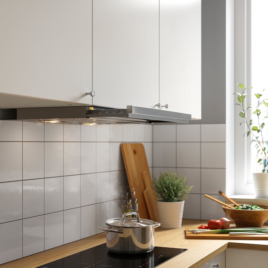Cappa Aspirante Da Incasso 60 Cm – 3 Velocità, Comandi Touch E Gesti, Luci LED E Filtro Lavabile