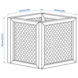 Illustrazione con le misure del prodotto: VÄLTNING.