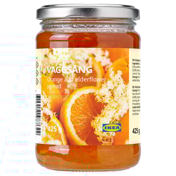 VAGGSÅNG Crema spalmab arancia/fiori sambuco, 425 g