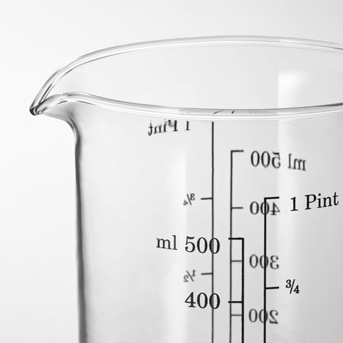 Brocca Graduata Pasabahce 1,13 Lt – Vetro Trasparente, Ideale Per Acqua, Succhi E Bevande
