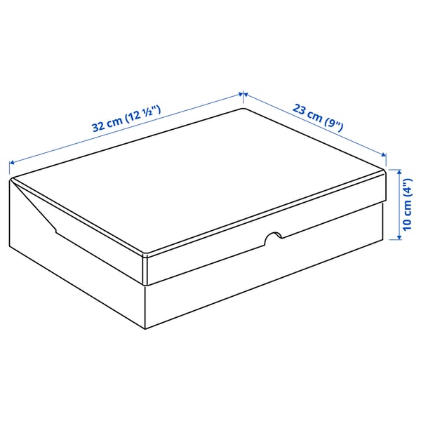 VATTENTRÅG scatola con coperchio, 32x23x10 cm - IKEA Italia