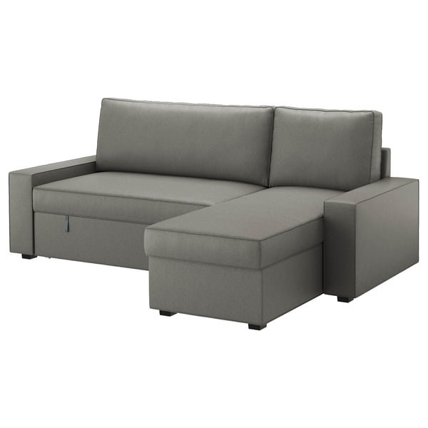 vilasund fodera divano letto chaise longue borred grigio verde