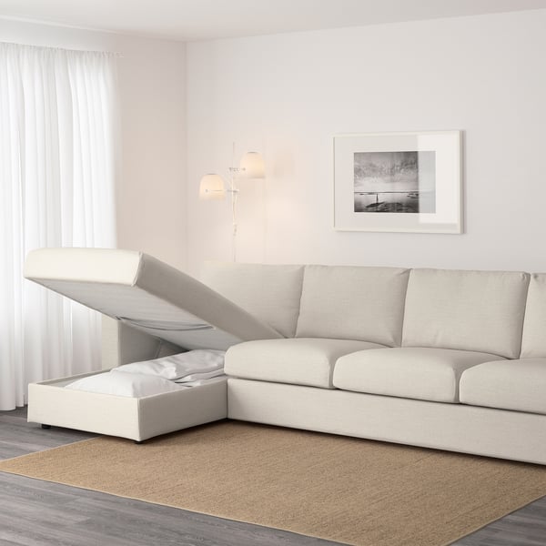 Vimle Divano A 4 Posti Con Chaise Longue Gunnared Beige Ikea It