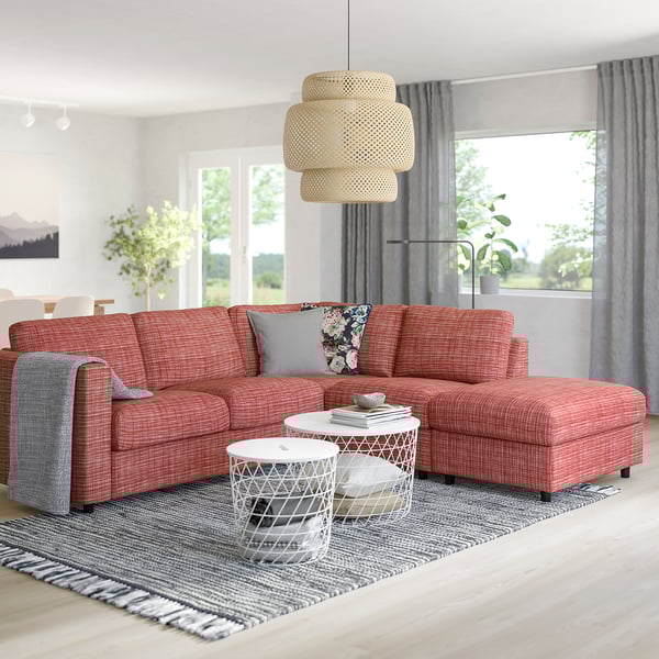 Vimle Divano Angolare A 4 Posti Con Terminale Aperto Dalstorp Fantasia Ikea It