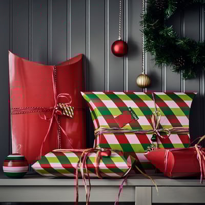 VINTERFINT Set di 4 scatole regalo, fantasie varie colori vari