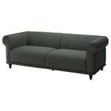 Divano VISKAFORS, verde, seduta profonda, braccioli arrotondati, design classico.
