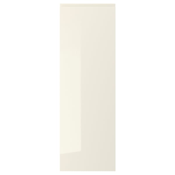 VOXTORP anta dell'armadio beige lucido. Design elegante e moderno con maniglie integrate, superficie facile da pulire.