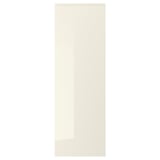 VOXTORP anta dell'armadio beige lucido. Design elegante e moderno con maniglie integrate, superficie facile da pulire.
