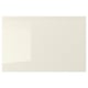 VOXTORP mobile da cucina beige lucido con maniglie integrate.