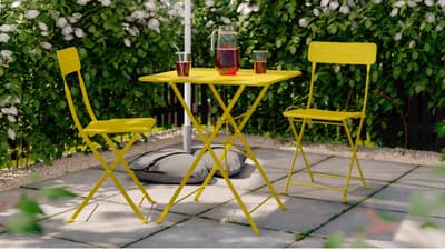 Set tavolo e sedie per balcone e terrazzo