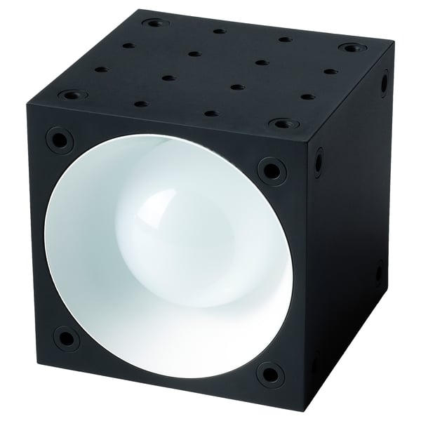 FREKVENS مصباح موجّه LED, أسود/أبيض