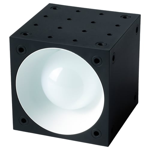 FREKVENS مصباح موجّه LED, أسود/أبيض