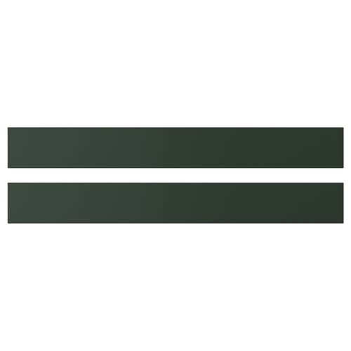 HAVSTORP واجهة دُرج, أخضر زيتوني, 80x10 سم