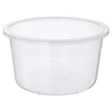 IKEA 365+ حافظة طعام, دائري/بلاستيك, 750 مل
