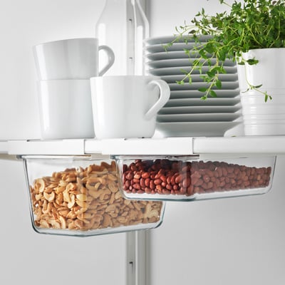 IKEA 365+ حامل لحاوية, أبيض