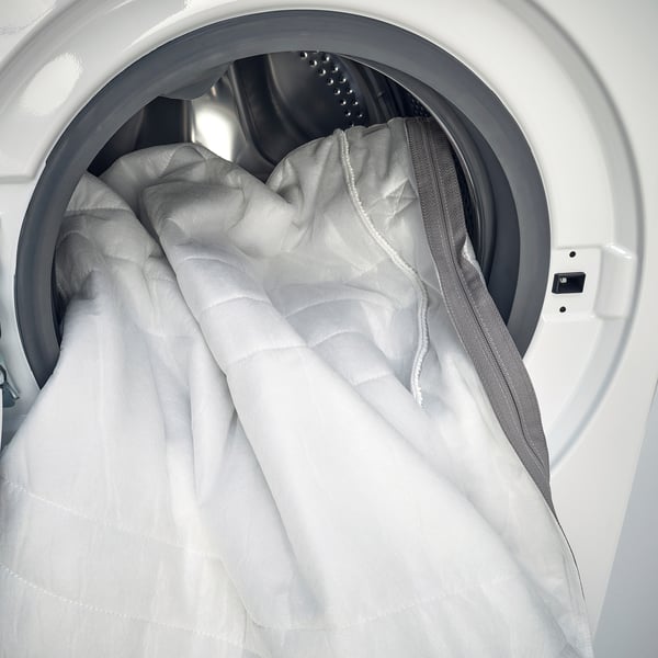 JÄTTETRÖTT مرتبة بنوابض مغلّفة لمهد, أبيض, 60x120x11 سم