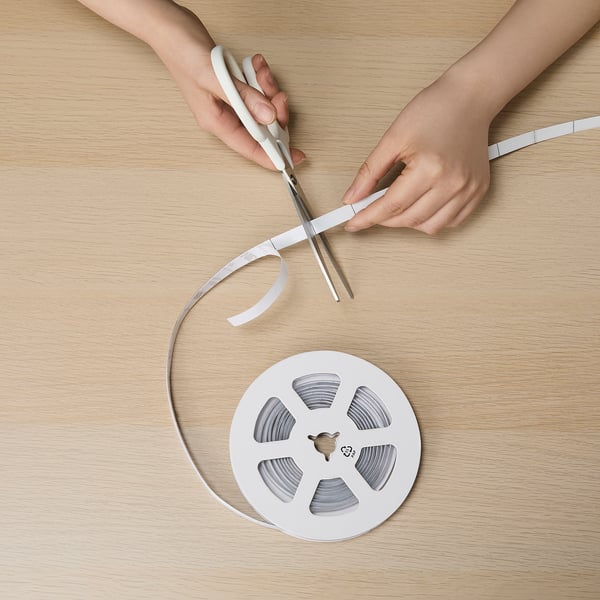 KABBLEKA شريط ليد مع USB, لون قابل للتعديل, 3 م