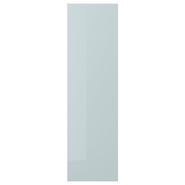 KALLARP باب, لامع رمادي فاتح-أزرق, 40x140 سم