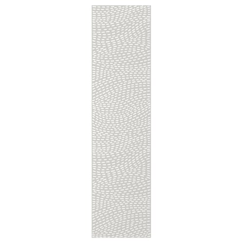 MISTUDDEN باب بمفصلات, رمادي/نقش, 50x195 سم