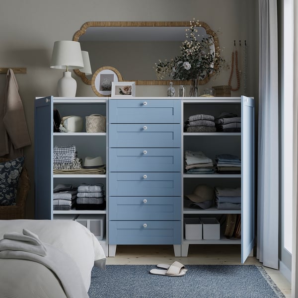 PLATSA خزانة بأبواب وأدراج