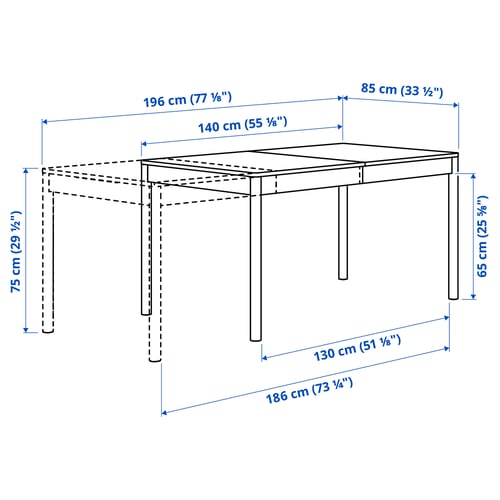 TONSTAD / TONSTAD طاولة و 4 كراسي, بني قشرة سنديان/Bomstad بني ذهبي مظهر سنديان بني, 140/196x85 سم