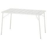 TORPARÖ طاولة، خارجية, أبيض/قابل للطي, ‎130x74 سم‏