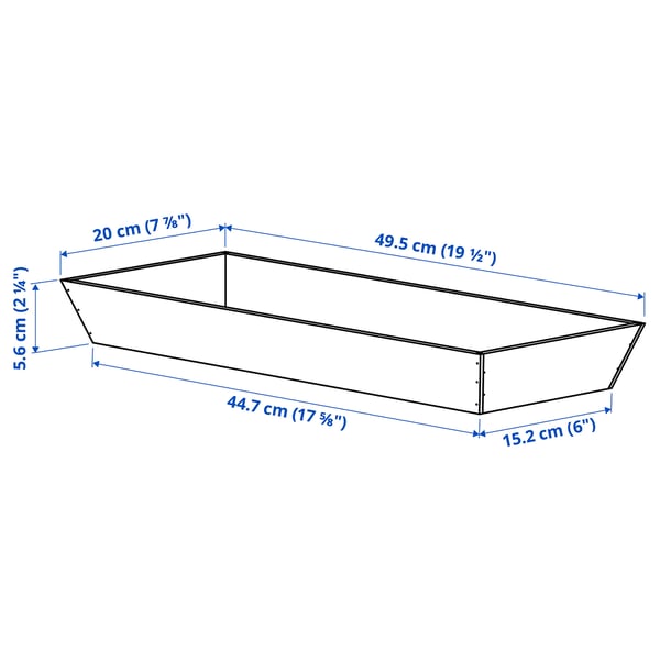 UPPDATERA صندوق أدوات, خيزران, 20x50 سم