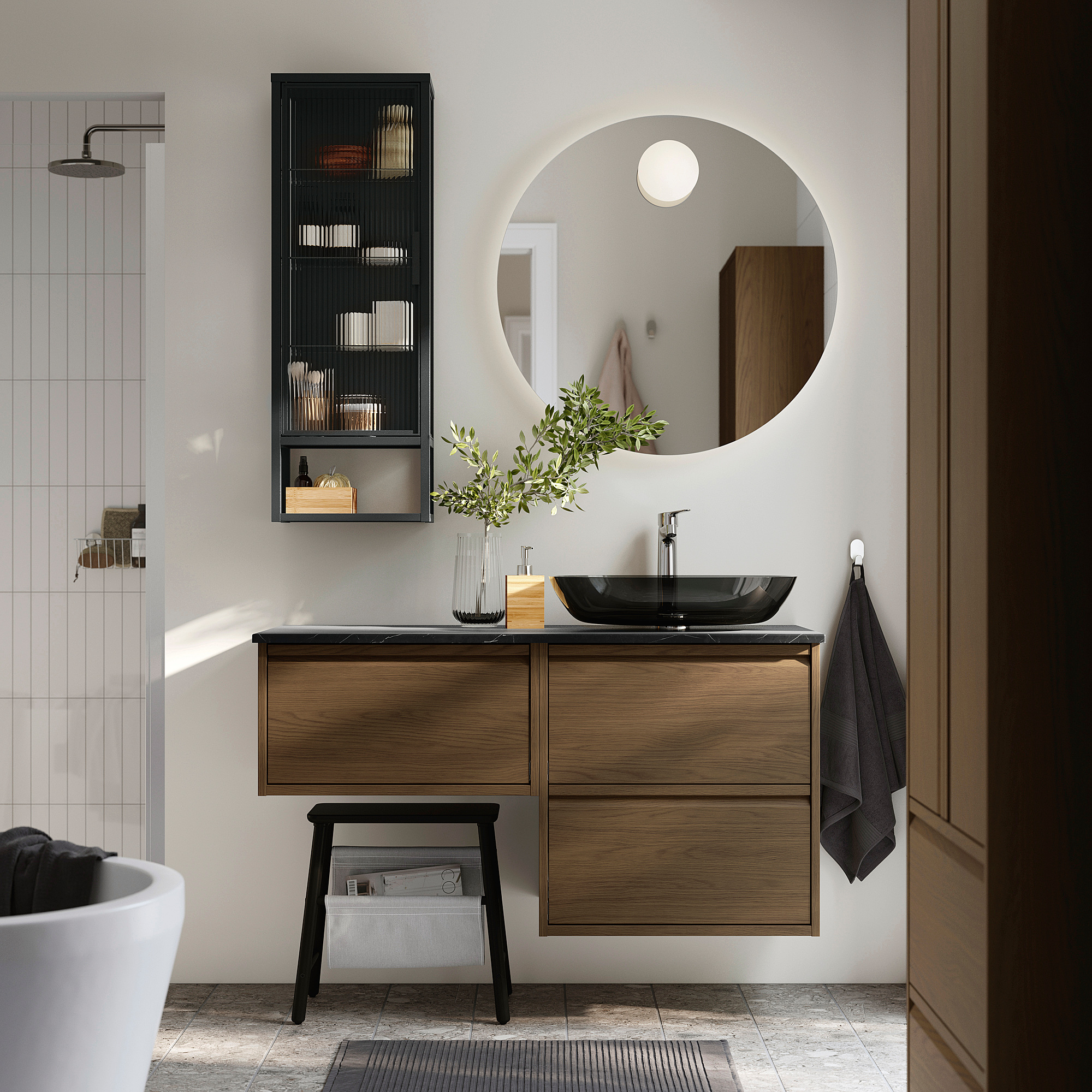ÄNGSJÖN / OXMYREN Wash-stand/wash-basin/tap