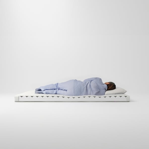 ÅFJÄLL Foam mattress, firm/white, 90x200 cm