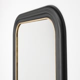 ALMARÖD Mirror, black, 70x120 cm