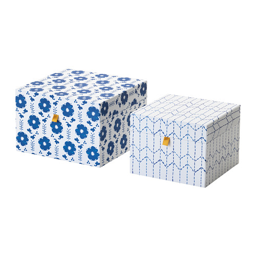 Anilinare Decoration Box Set Of 2 Ikea