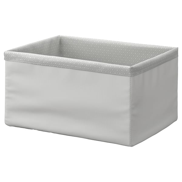 BAXNA Organiser, grey/white, 26x34x18 cm