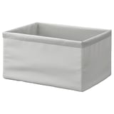 BAXNA Organiser, grey/white, 26x34x18 cm