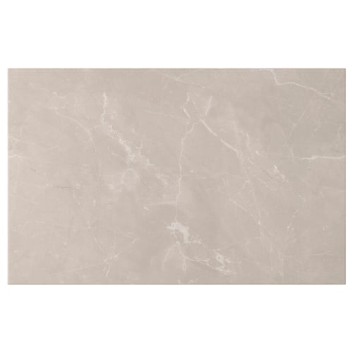Beige BERGSVIKEN marble-patterned panel with smooth surface. Rectangle shape, sophisticated design.