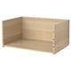 Option: BESTÅ Drawer frame, white stained oak effect, 60x25x40 cm