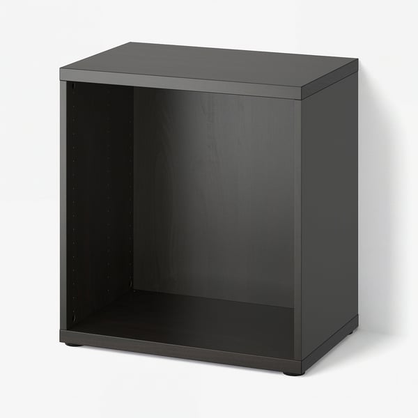 BESTÅ Frame, black-brown, 60x40x64 cm