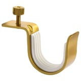 BETYDLIG Curtain rod holder, brass-colour