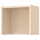 BILLY Height extension unit, birch effect, 40x28x35 cm