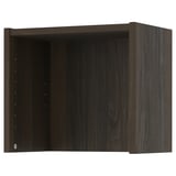 BILLY Height extension unit, dark brown oak effect, 40x28x35 cm