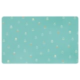 BÖNSYRSA Desk pad, turquoise, 60x37 cm