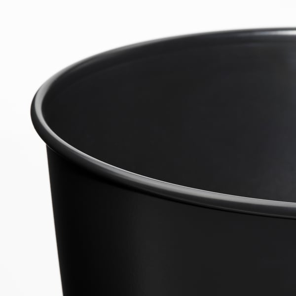BROKTRAST Plant pot, in/outdoor/dark grey, 19 cm