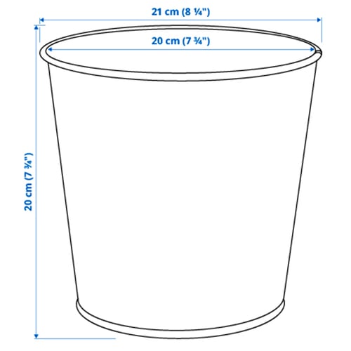 Illustration with measurements for the product: DAIDAI.