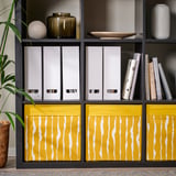 DRÖNA Box, dark yellow, 33x38x33 cm